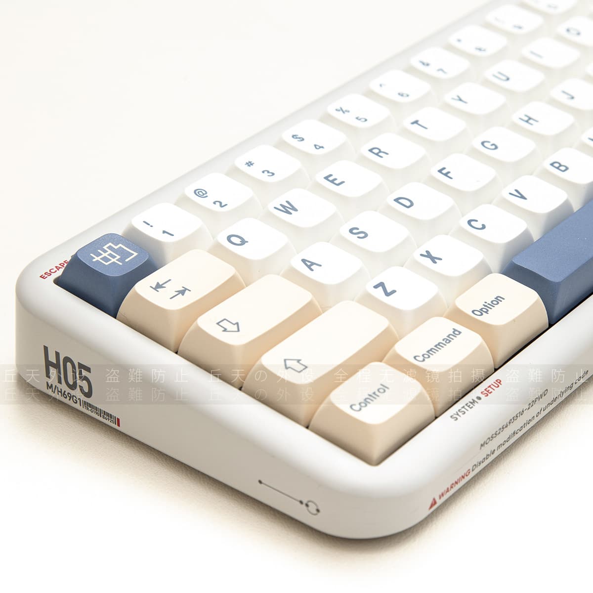 XDA Profile Soy Milk English 134-Key PBT Dye-Sublimation Partial 5-Sided Craft Mechanical Keyboard Small Full Set Keycaps