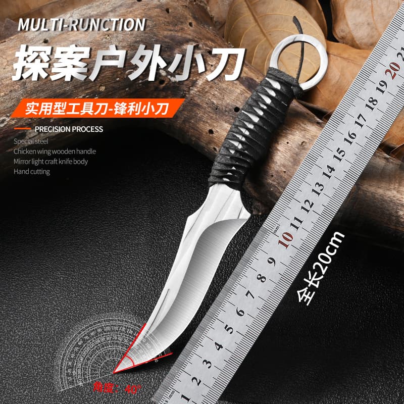 Factory Direct Boning Knife, Outdoor Sharp Meat Cutting Handled Blade, Forged Fruit Knife for Beef and Lamb Butchery