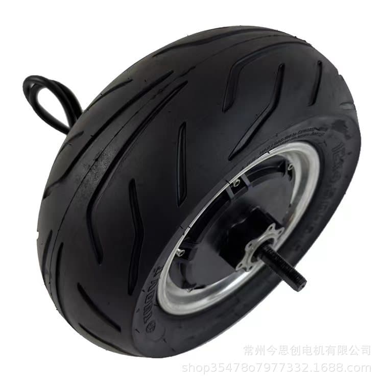 12-inch New High-Power Vacuum Tire Hub Motor with Disc Brake for Scooters and Electric Vehicles, 48V/60V/72V/96V Compatible