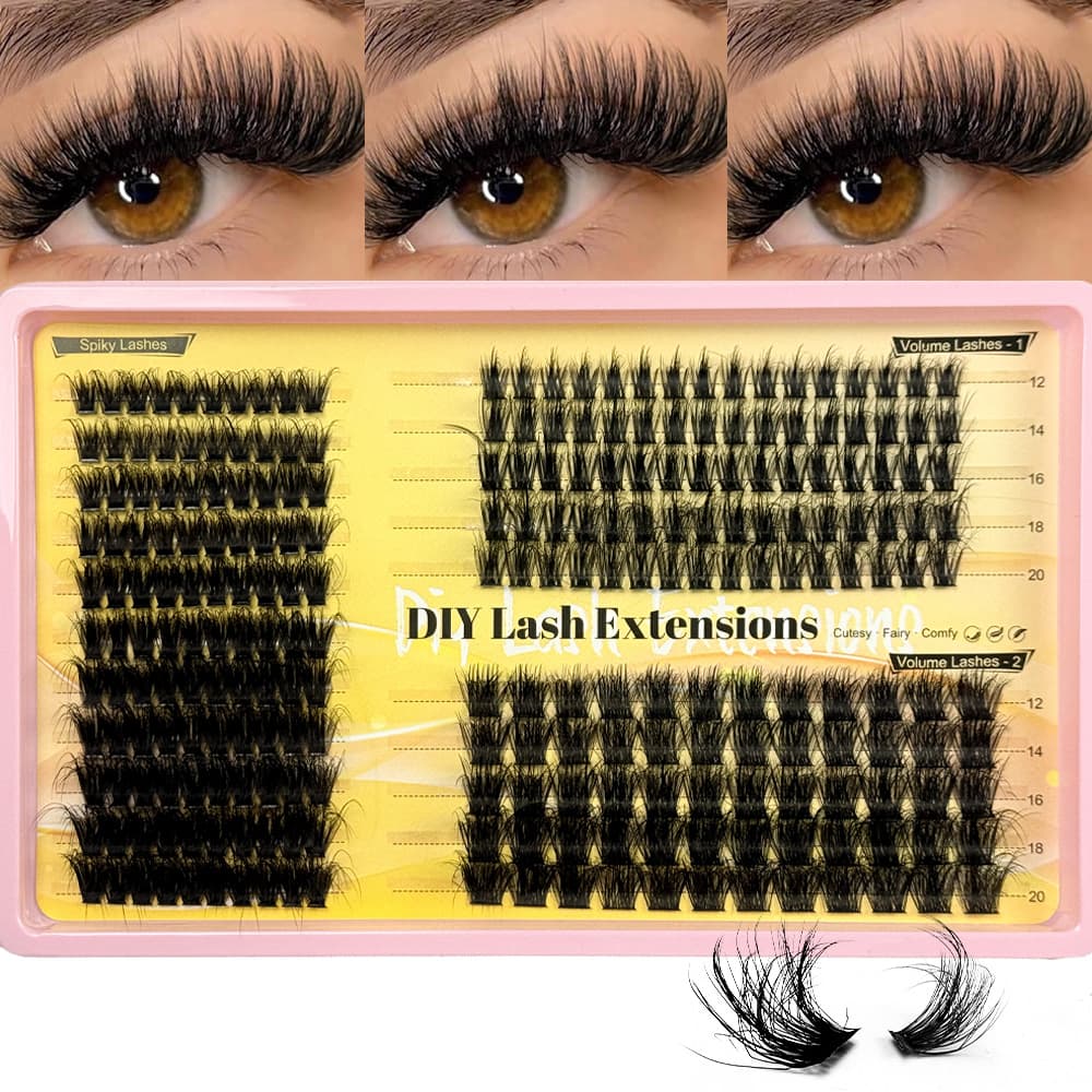 Natural Look Cluster False Eyelashes