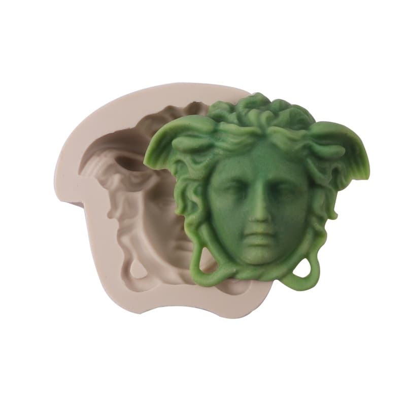 Medusa Head Silicone Cake Mold, Fondant Chocolate Silicone Mold, DIY Aromatherapy Plaster Mold