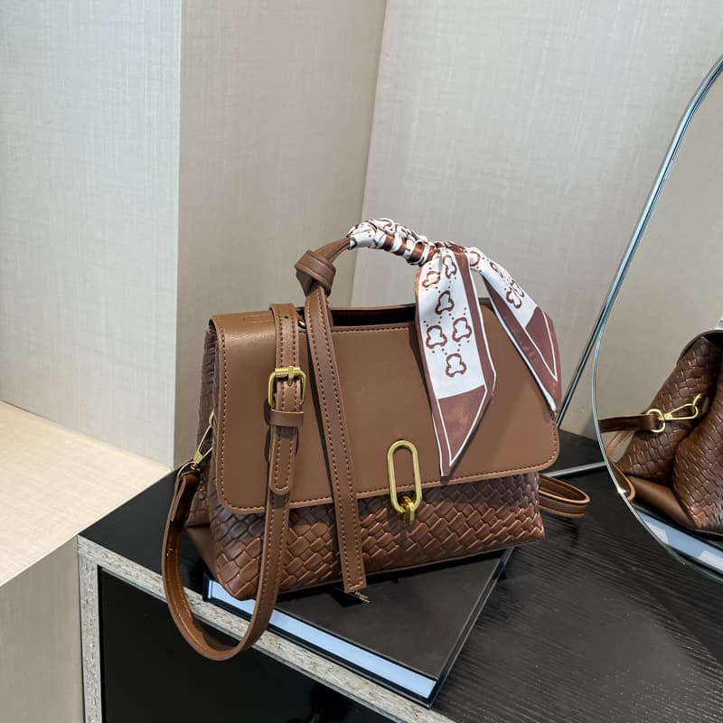 Vintage Chic Mini Bag 2025 New Women's Bag Trendy Popular Versatile Crossbody Bag Fashionable Handheld Square Bag