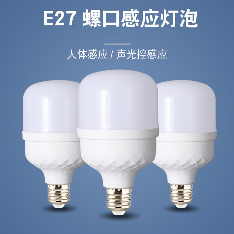 Manufacturer supply voice controlled light bulb corridor induction bulb induction bulb light emergency led corridor light control bulb light
