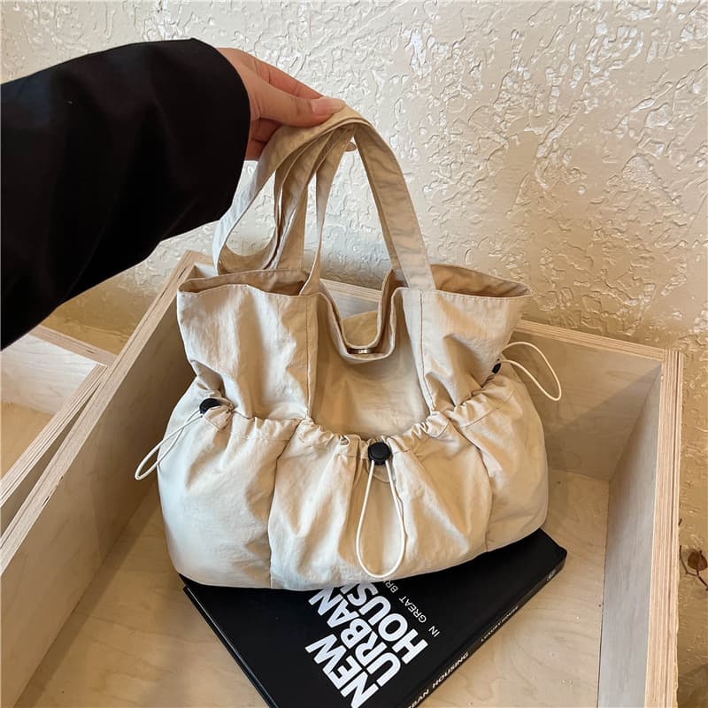 New versatile shoulder bag large capacity handbag college student class simple fashion casual commuting tote bag for women