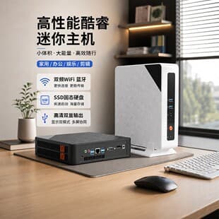 Core i5/i7 Processor Office Home Gaming Mini PC Supports Wall Mount Stock Trading Desktop Computer Full Set