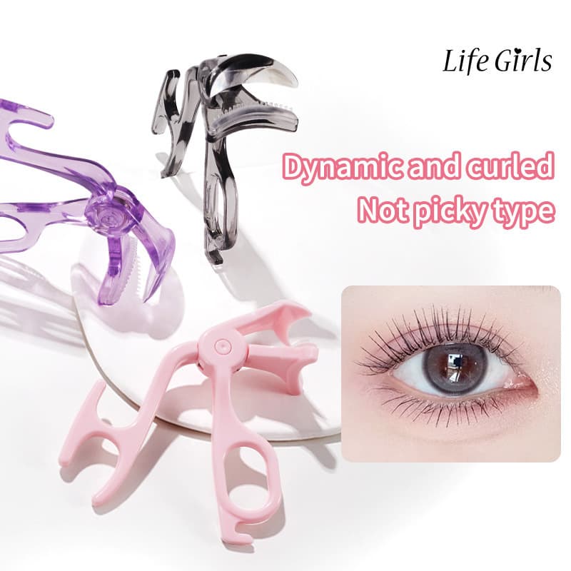 Frameless comb eyelash curler three-dimensional curling wide-angle eyelash curler long-lasting eyelashes artifact