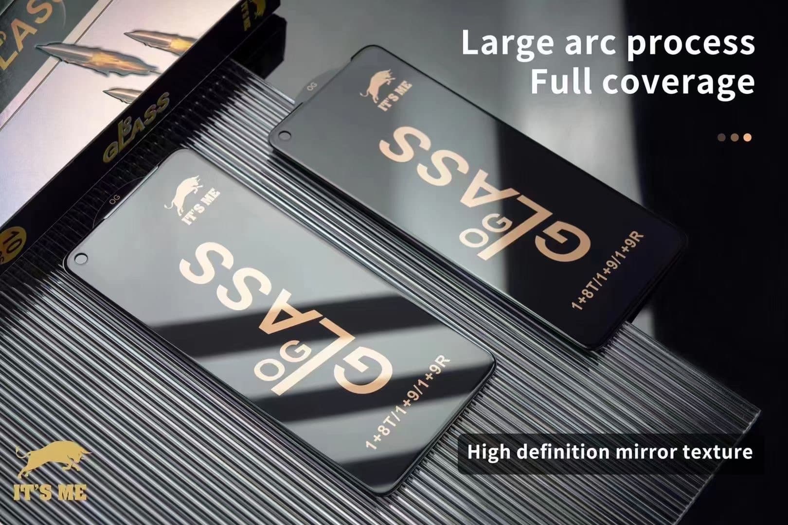 NEW OG IT'ME High Aluminum Large Arc Tempered Glass Screen Protector for A53 2020 A53 5G A72 5G