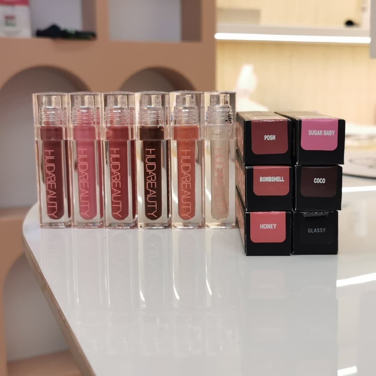Huda Beauty Faux Filter Lip Gloss Lip Gloss Lipstick In Stock 1:1