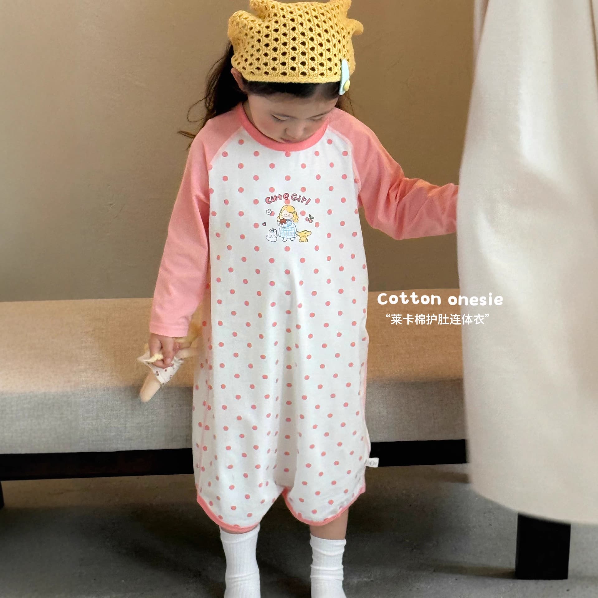 Baby Pajamas Spring and Autumn Cotton Class A Onesie Children's Nightgown Long-Sleeved Homewear Infant Sleep Sack