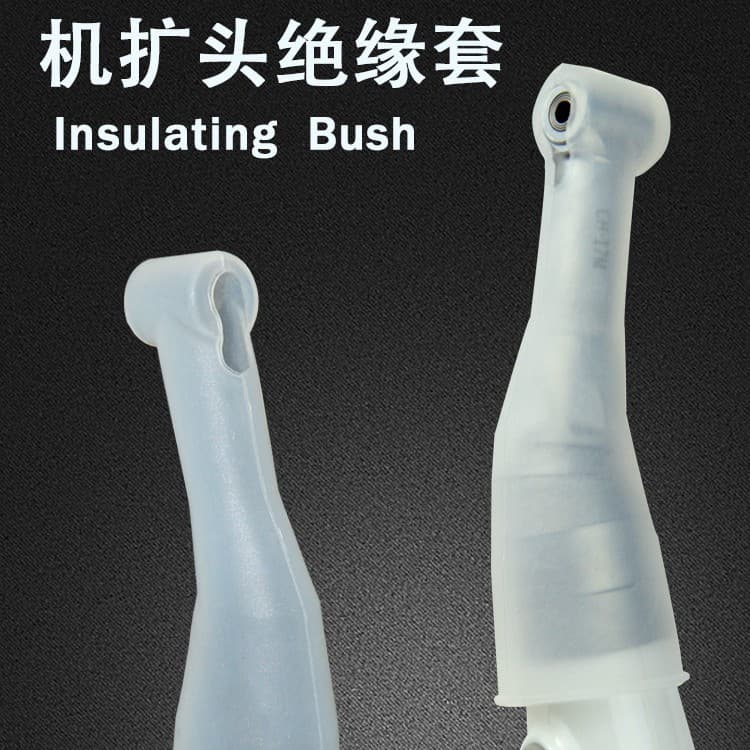 Dental Endo Motor Head Insulation Sleeve, Root Canal Motor with Apex Locator Handle Motor Head Transparent Protective Cover