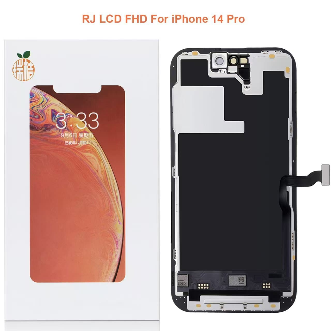 Foreign Trade RJ LCD Screen Compatible with Apple 14 Pro Screen Assembly, High-Quality Display Manufacturer Wholesale