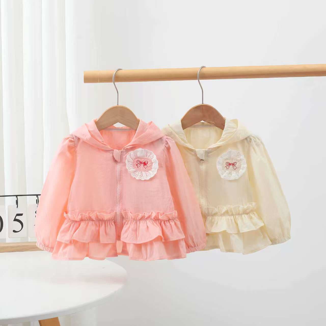 Girls' light and breathable sun protection clothing 2026 new summer children and babies are super good-looking wearing air-conditioned clothing jackets