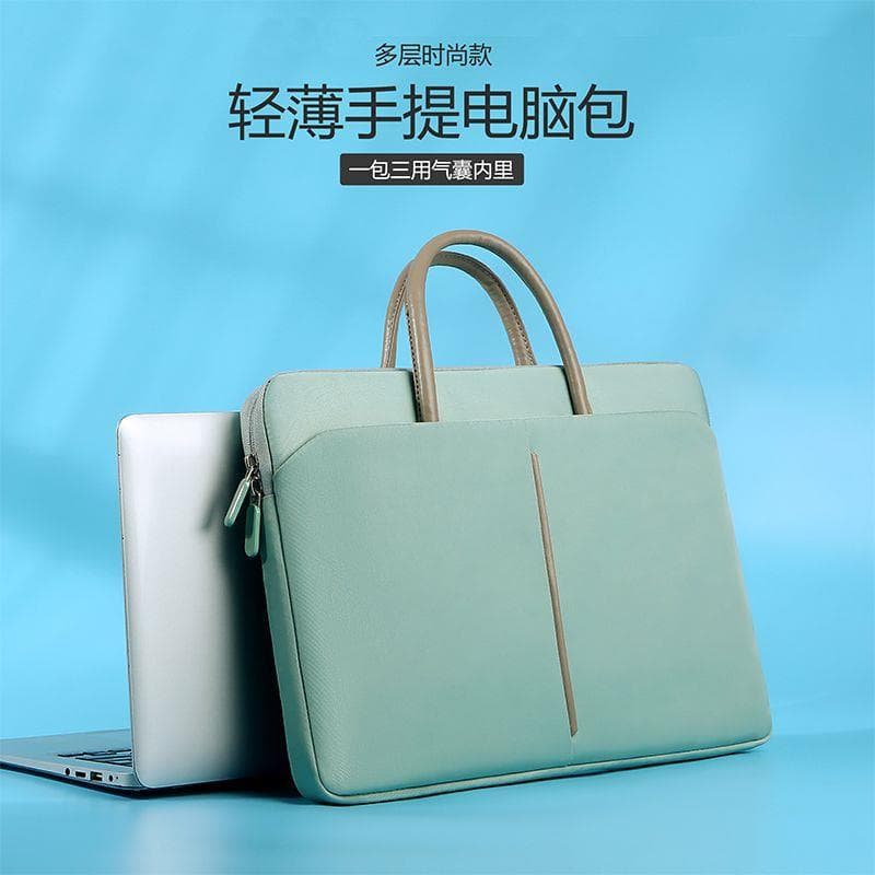 14-inch laptop handbag, fashionable men's and women's 13.3-inch, 15.6-inch, 16.1-inch light and velvet computer bags
