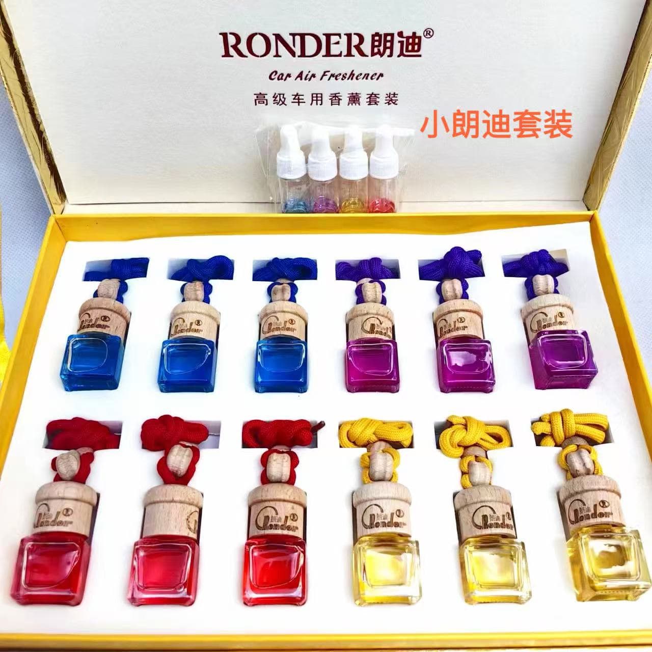 Langdi Plant Essential Oil Car Perfume, Multiple Fragrances, Hanging Ornament Car Perfume, Car Accessories Hanging Decor