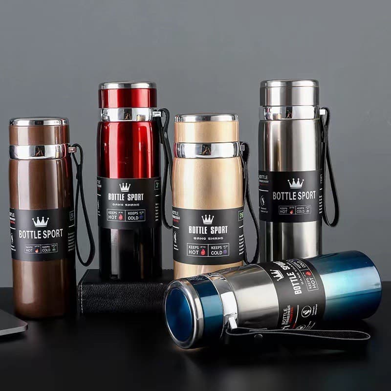 Cross-border Exclusive 316 Stainless Steel Insulated Cup, Portable Sling Travel Pot, Large Capacity Outdoor Sports Water Bottle Wholesale