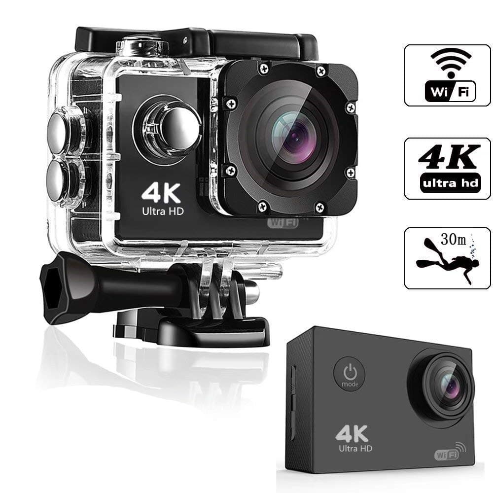 Kuhangxin Wireless WiFi Smart HD Waterproof 4K Action Camera Temu