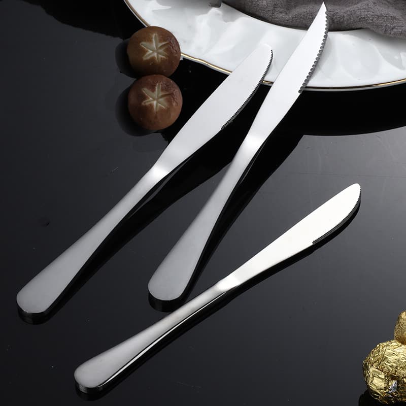 1010 Stainless Steel Knife, Fork, and Spoon Set Steak Knife Western Knife Fruit Knife Coffee Spoon Soup Spoon Pointed Spoon Household