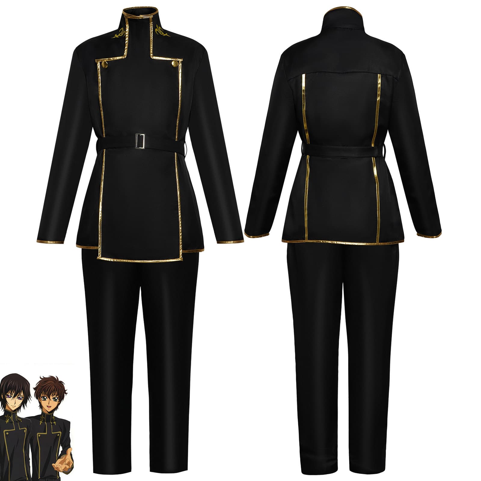 Lelouch of the Rebellion cos suit cosplay men's Ashford Academy uniform two-dimensional performance suit in stock