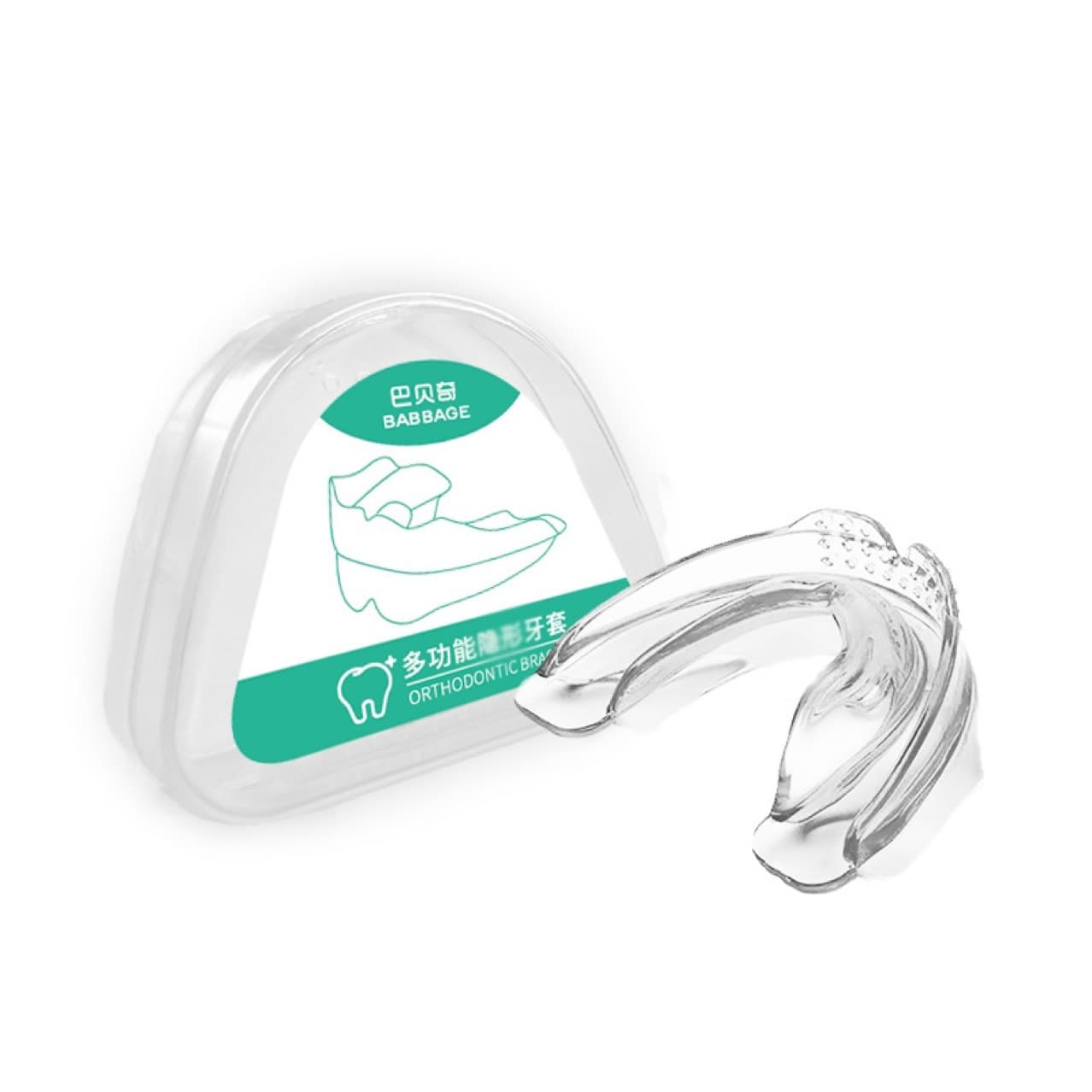 Orthodontic Braces - Adult Fixed Silicone Braces for Anti-Buck Teeth, Day and Night Anti-Molar Braces