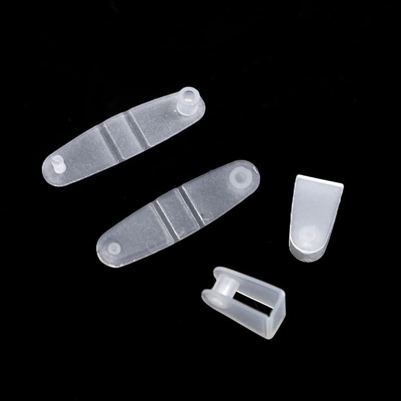 Soft transparent foldable gift accessory connecting buckles, PP clip buckles, pendant plastic snap buckles, and keychains versatile for luggage.