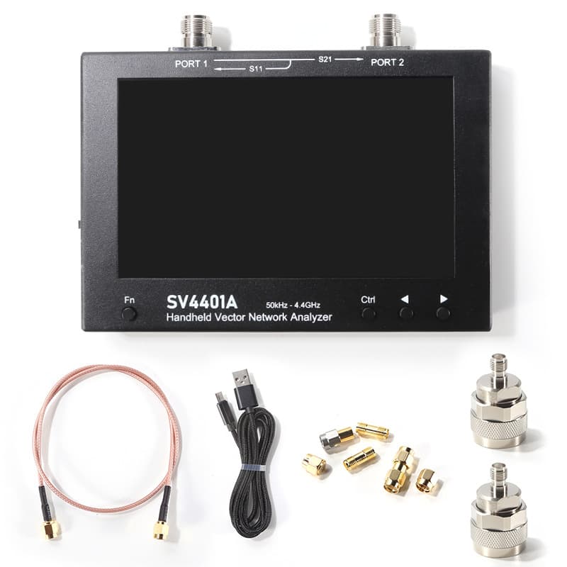 Cross-border SV4401A Vector Network Analyzer 50KHz-4.4GHz 7-inch Large Screen nanovna