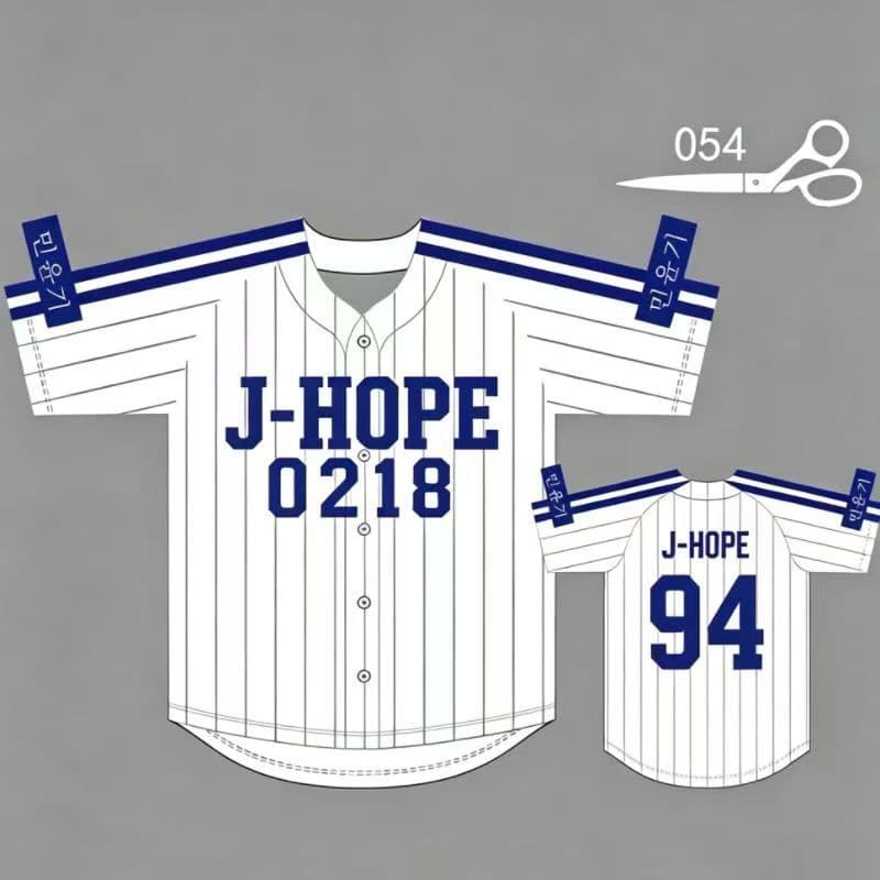 2026 New Cross-Border Trade Korean BTS Bangtan Boys Baseball Jacket Shirt Trendy Support Apparel