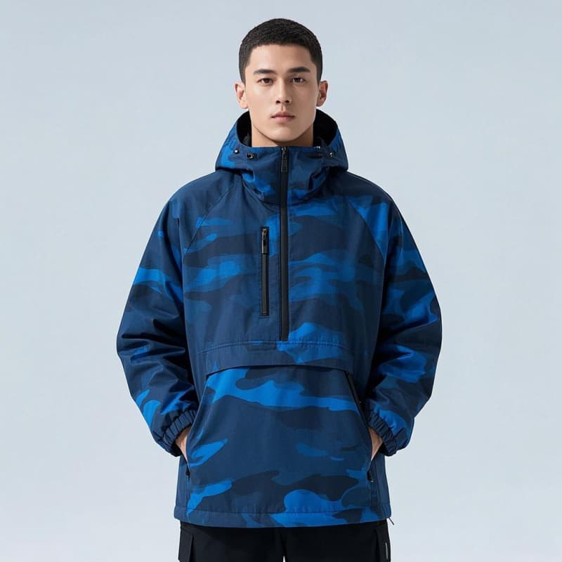 Customized men's and women's camouflage ski jackets, men's snowboard jackets, women's waterproof camouflage ski suits