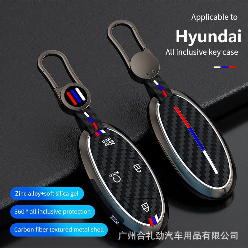 Hyundai IONIQ 6 Key Case Compatible with Kona EV Grandeur GN7 Ioniq 6 Key Shell Cover Export