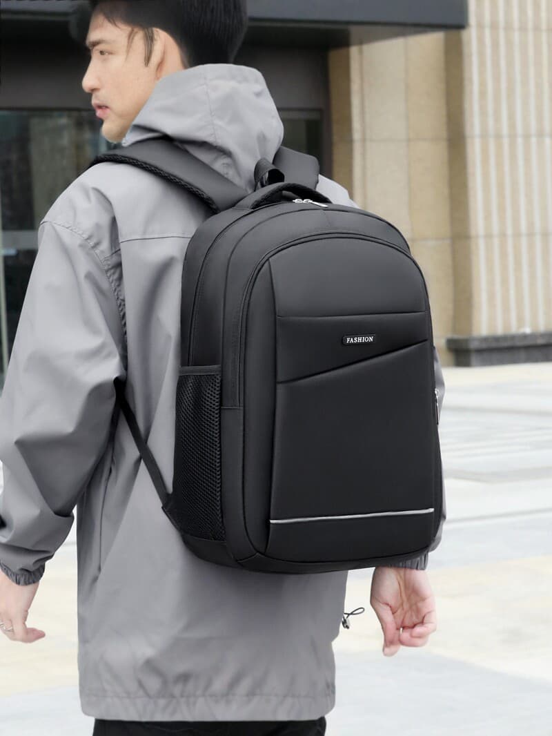Business Commuter Men's Backpack, Large Capacity Office Business Trip Short-Trip Laptop Backpack, Oxford Fabric Men's Double Shoulder Bag