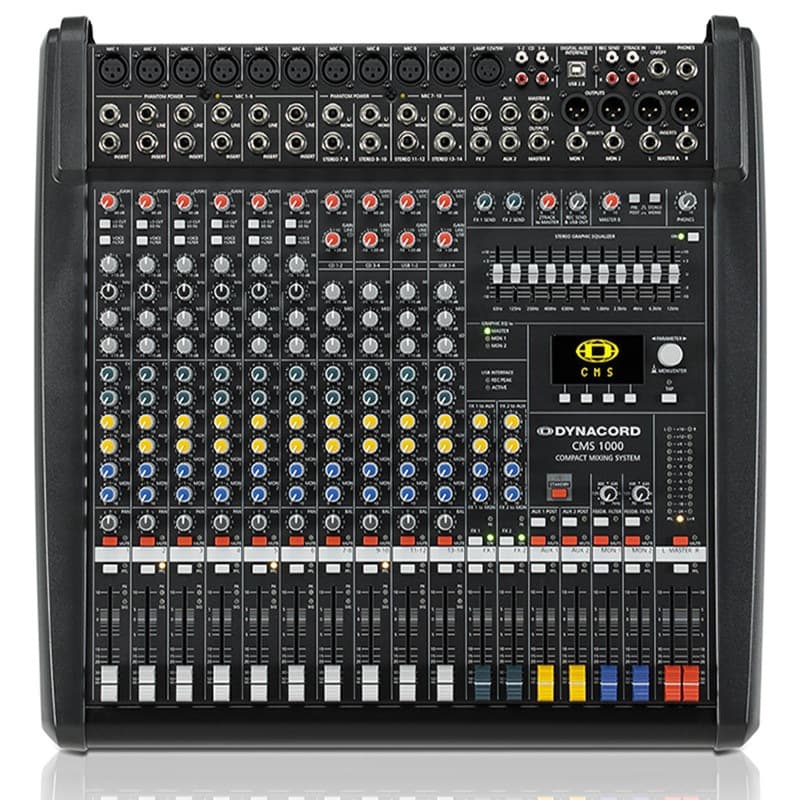 DYNACORD CMS600-3 Mixing Console with 99 Dual Reverb Effects Mixer