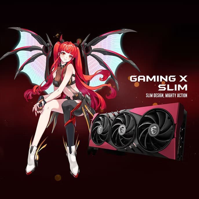 RTX4070 SUPER GAMING X SLIM 12GB Gaming Dragon AI Independent Graphics Card