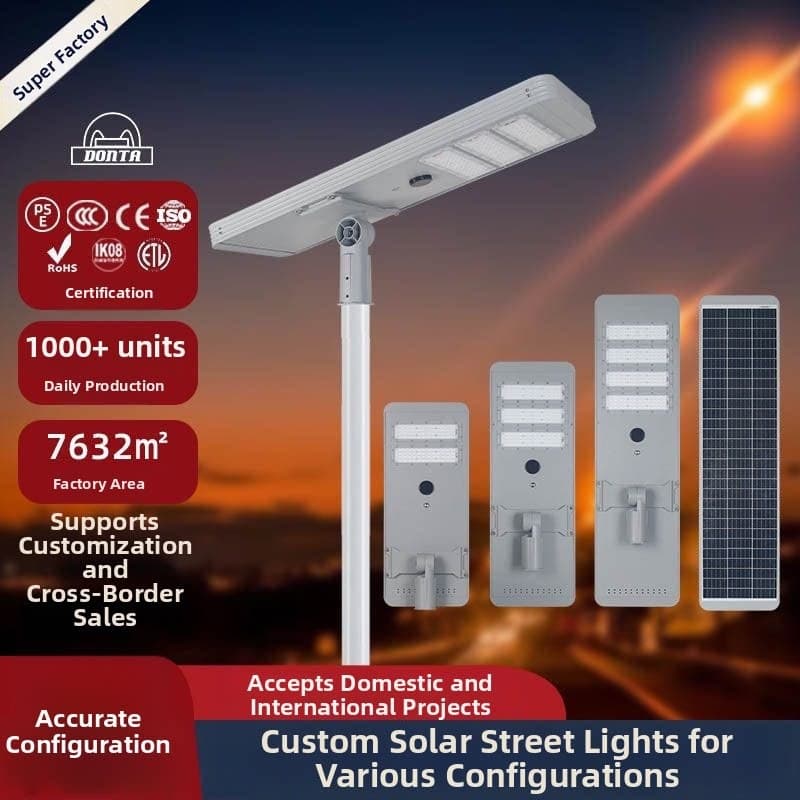 Outdoor Integrated Solar Street Light for Road Engineering