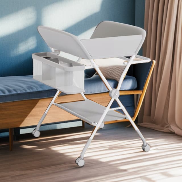 Household Baby Changing Table, Nursing Station, Newborn Massage and Bathing Table, Multi-functional Foldable and Portable Factory