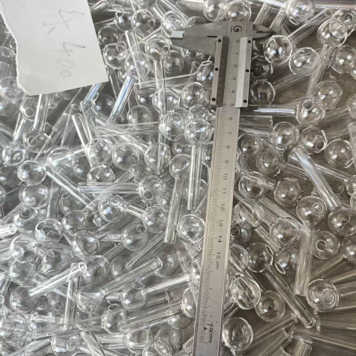 Cross-Border Hot Sale High Borosilicate Glass Straw Smoking Accessories Glass Crafts