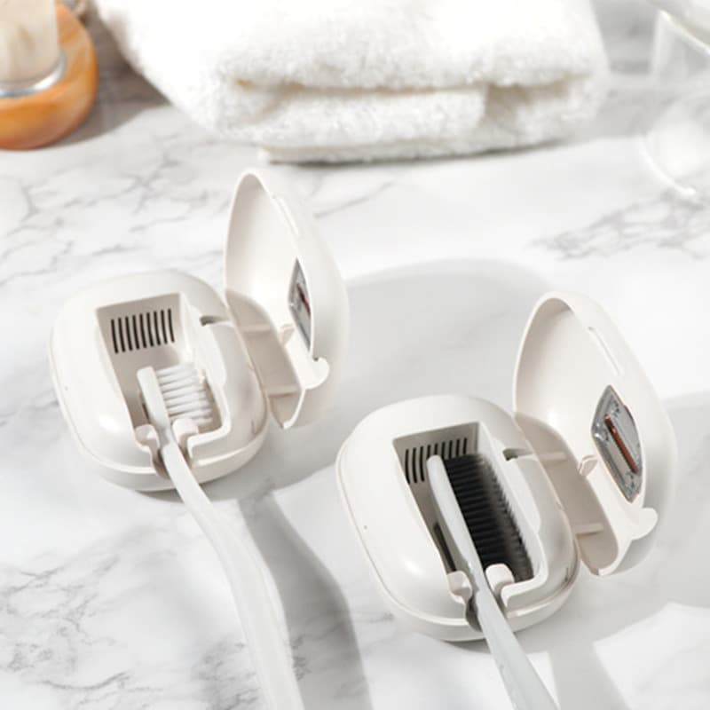 Cross-border intelligent drying travel portable electric toothbrush sterilizer UVC ultraviolet wall-mounted toothbrush sterilizer