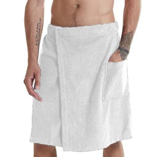 European and American 2023 New Solid Color Beach Towel Wearable Bath Towel for Men Shower Room Bathrobe with Pocket Towel