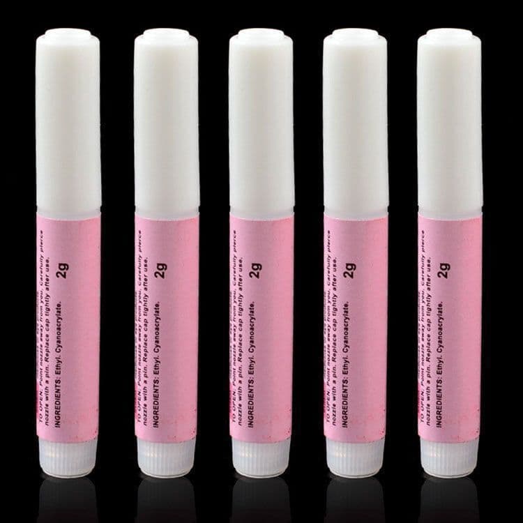 Manicure special glue glue dissolving agent wholesale wearable nails 2g small glue 1g nail chip glue dot drill bulk fake nails