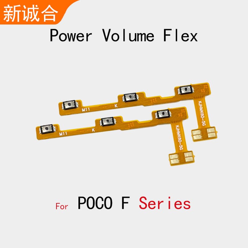 Suitable for POCO F1 F2Pro F3 F3 GT boot volume cable power ringtone adjustment button row