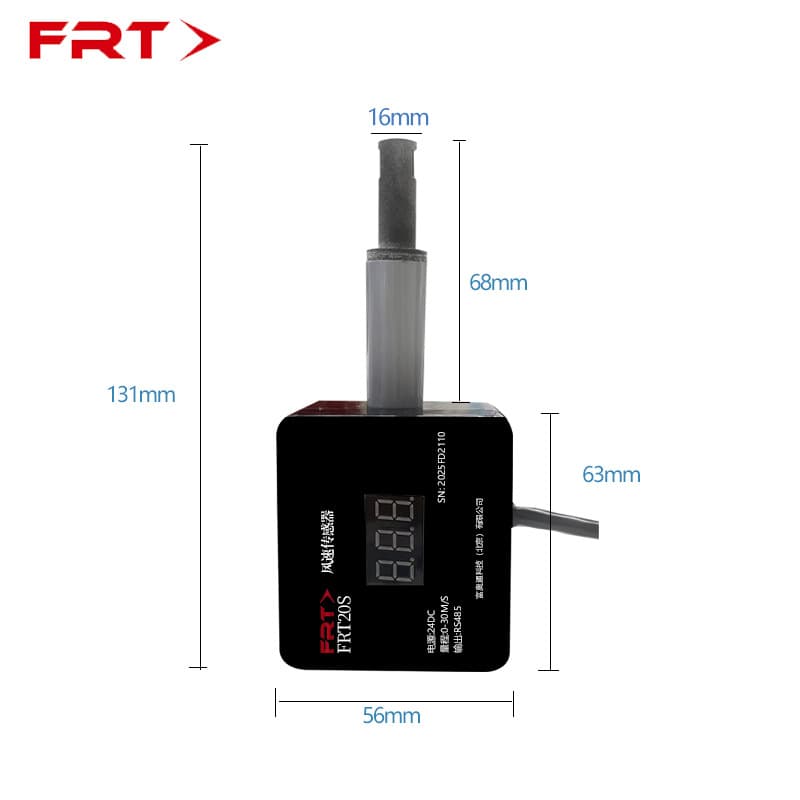 Duct Type Wind Speed Sensor Anemometer Duct Type Wind Speed Transmitter Air Conditioning Duct Wind Speed Measuring Instrument