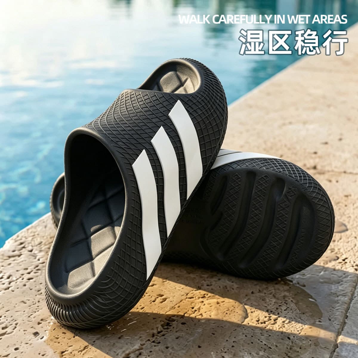 Thick Sole Slippers for Men 2026 New Style Summer Indoor Home Anti-Slip Wear-Resistant Soft Sole Cloud-Like Slippers for Men