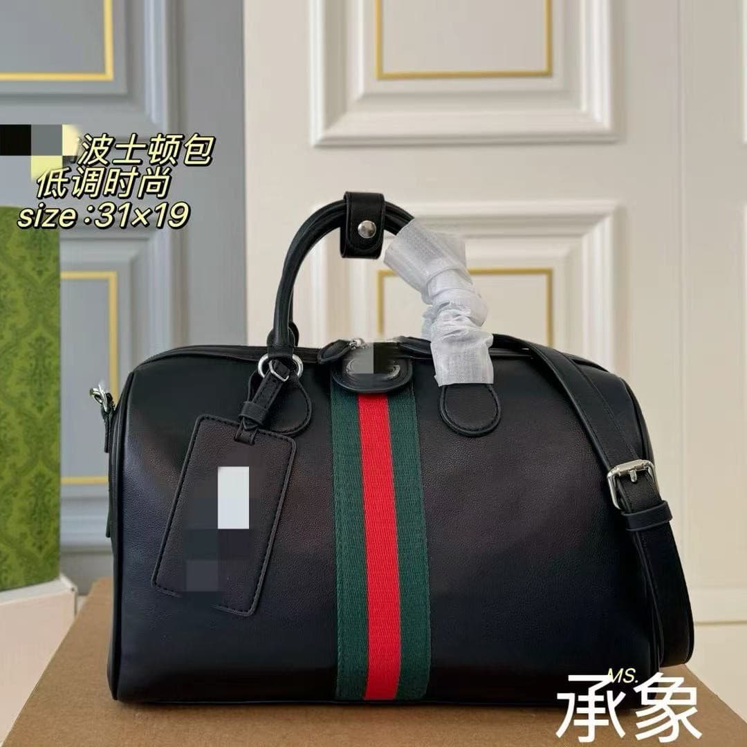 High-quality supply handbag printed pillow handbag crossbody bag Gjia Kuqi medium Boston bag shoulder bag