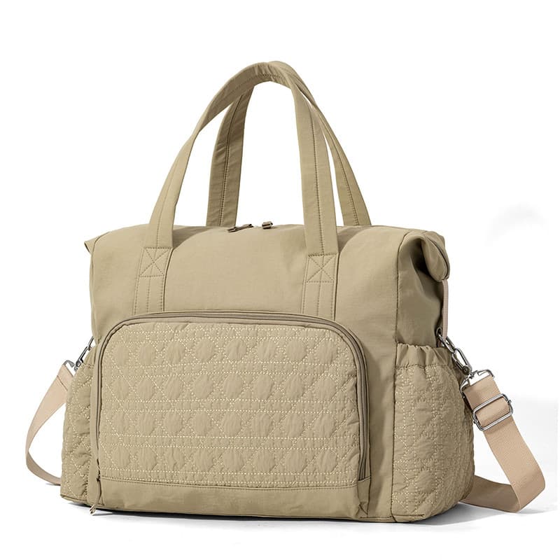 Cross-Border New Fashion Large Capacity Travel Bag with Wet and Dry Separation, Crossbody Yoga Gym Bag, Handheld Mommy Bag