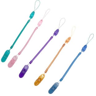 Anti-Drop Chain Baby Boilable Silicone Pacifier Clip, Teether Toy Lanyard, Anti-Loss Chain Clip