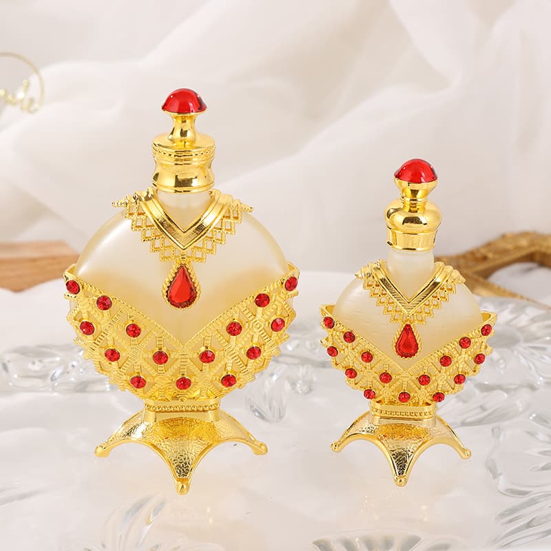 Fashionable Electroplated Princess Bottle Creative New European Style Colorful Painting Essential Oil Bottle Perfume