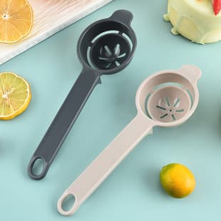 Factory Stock Plastic Long Handle Manual Egg Yolk Separator PP Colored Egg Filter Cross-border Baking Tool Egg White Separator