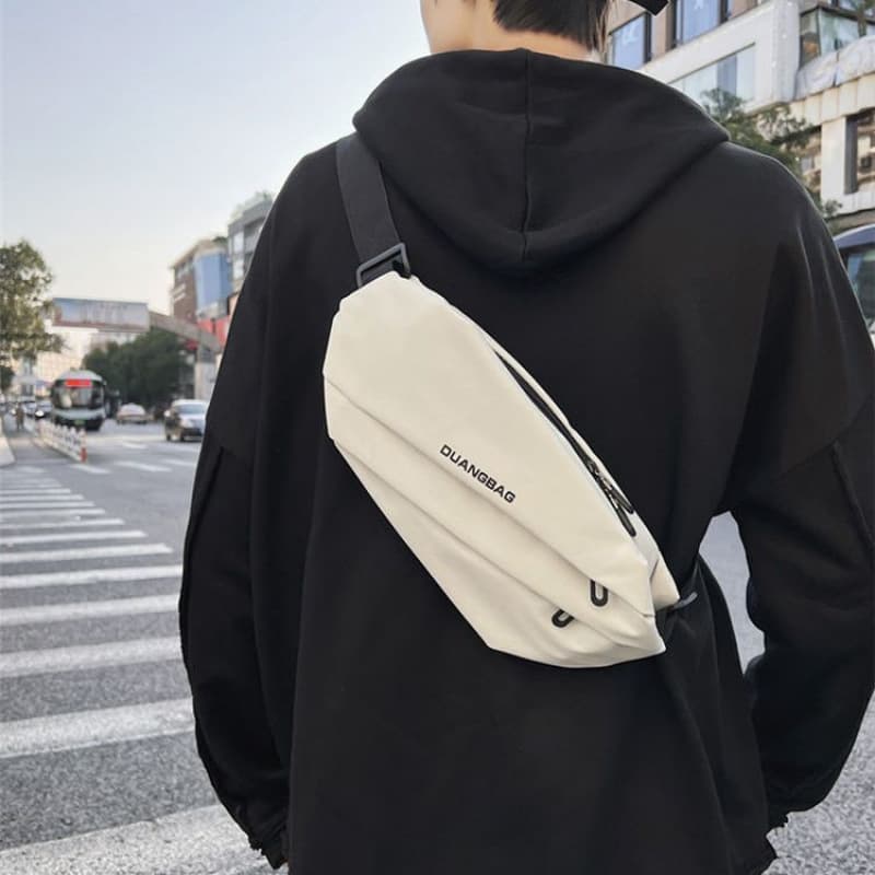 Chest Bag Men's Sports Cycling Bag Shoulder Bag Trendy Multifunctional Casual Crossbody Bag Japanese Street Style Ins Small Crossbody Bag Women