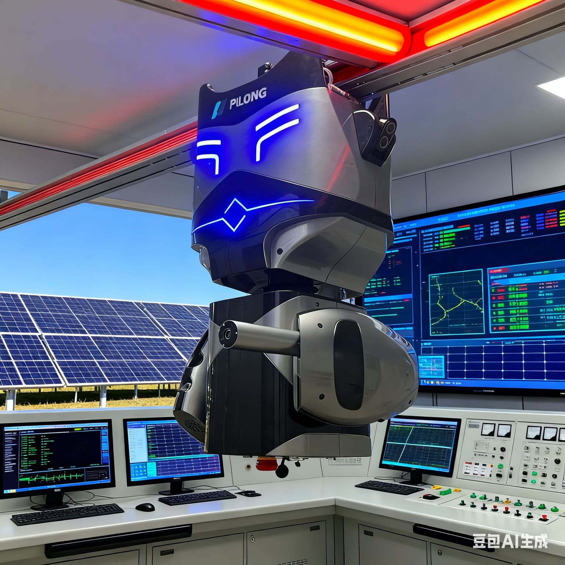 Indoor Rail-mounted AI Inspection Robot, Power Inspection Robot Applied in Multiple Industry Scenarios