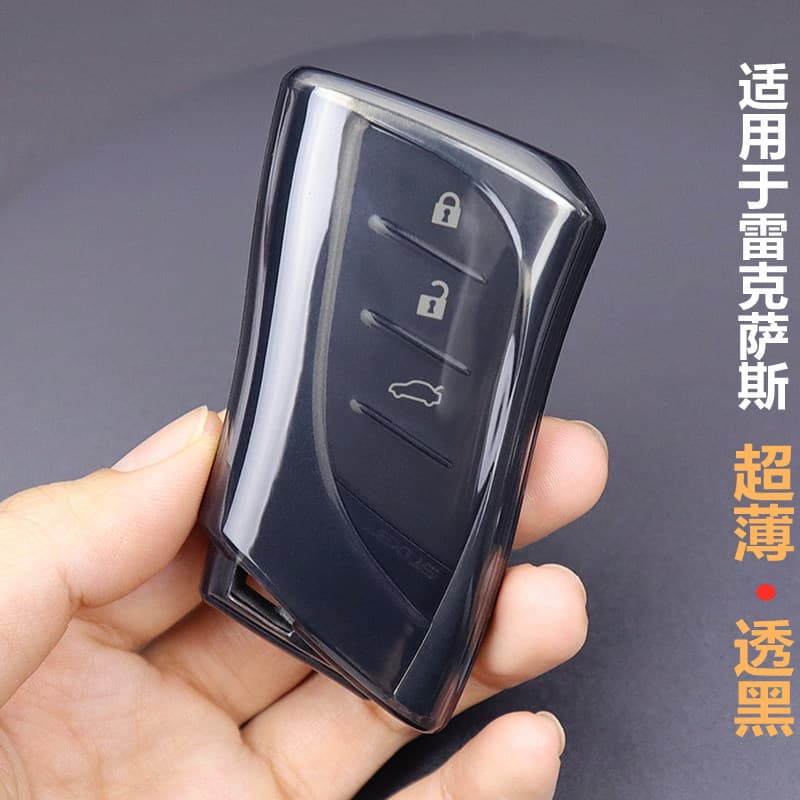 Transparent Key Case Cover for Lexus ES300 NX350 UX260 LS500 RX350H LC RZ