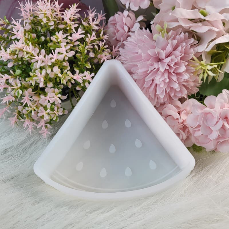 Watermelon Aromatherapy Car Freshener Epoxy Resin Ornament Mold DIY Plaster Aromatherapy Candle Diffuser Stone Car Freshener Silicone