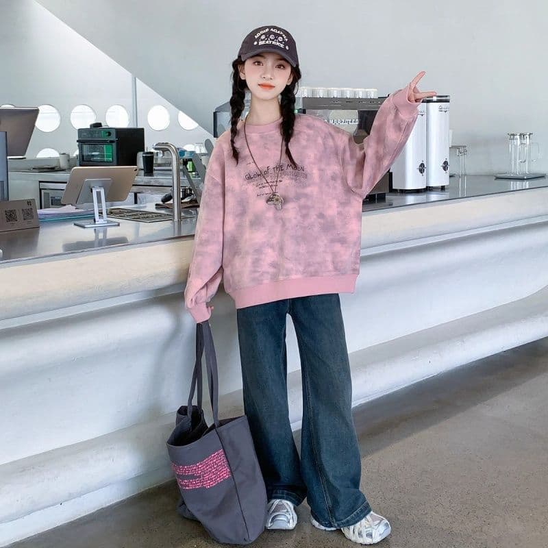 Girls' Hoodie Spring Autumn 2025 New Loose Casual Top Long Sleeve Children's Clothing for Older Girls